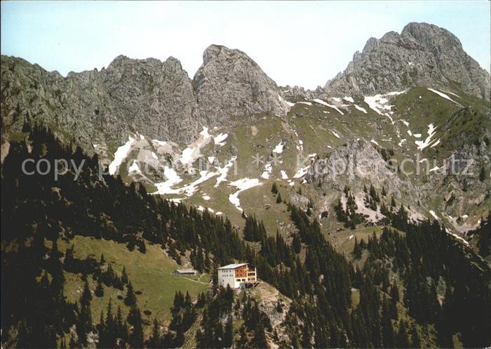 Nesselwaengle Tirol Tannheimertal Gimpelhaus Koellenspitze Fliegeraufnahme