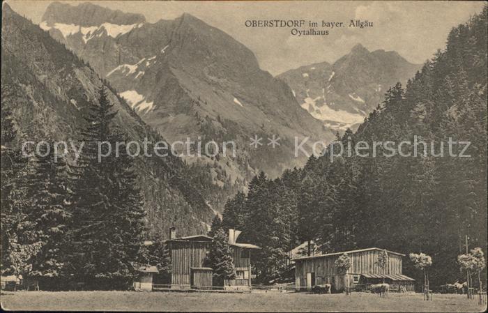 Oberstdorf Oytalhaus Bayerische Alpen
