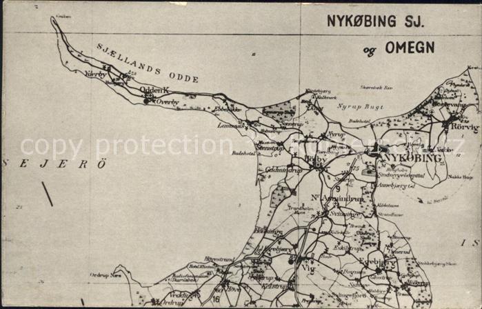 Nykobing Landkarte