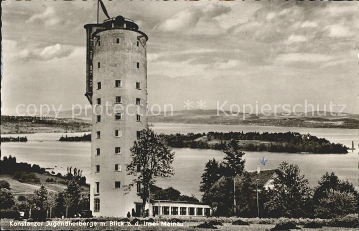 Konstanz Bodensee Jugendherberge mit Blick auf Insel Mainau