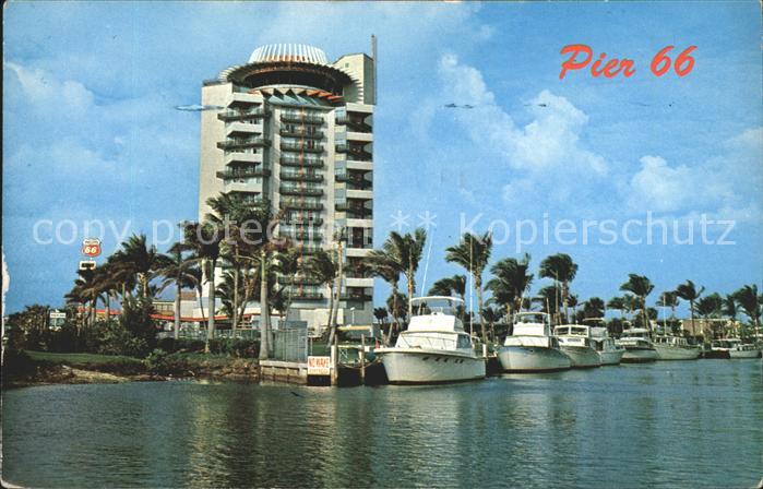 Fort Lauderdale Pier 66 Motor Hotel Pier Top Lounge Waterway