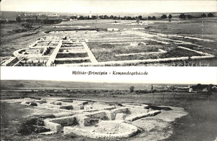 Eining Roemer Kastell Abusina Militaer Principia Komandogebaeude