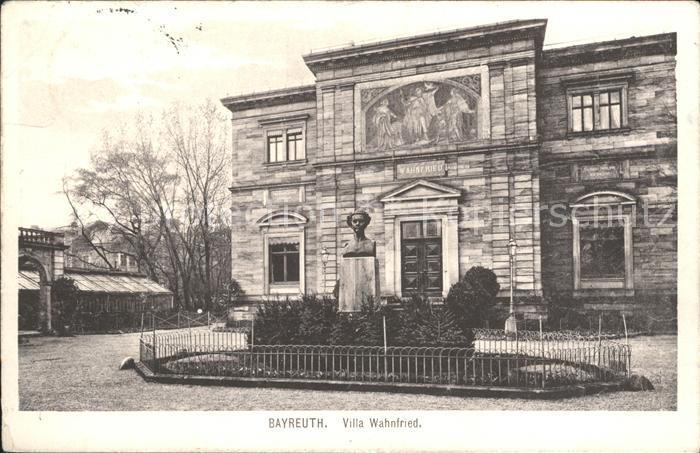Bayreuth Villa Wahnfried Denkmal Bueste
