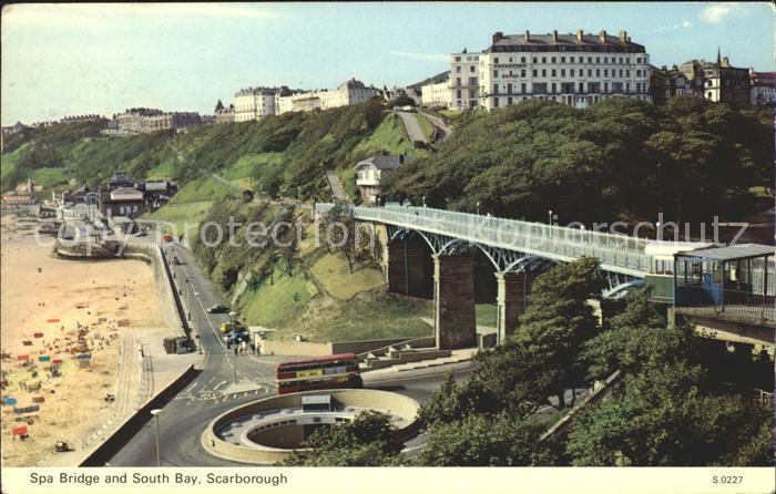 Scarborough UK Spa Bridge and South Bay