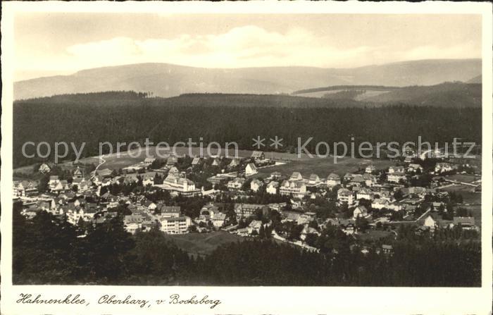 Hahnenklee-Bockswiese Harz Panorama Blick vom Bocksberg