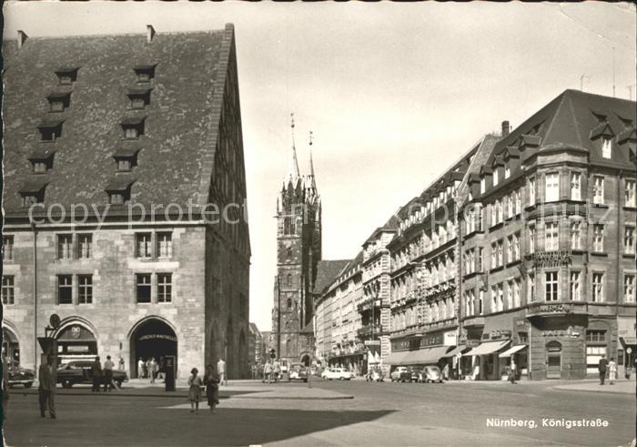 NueRNBERG  CITY Koenigsstrasse Kirche