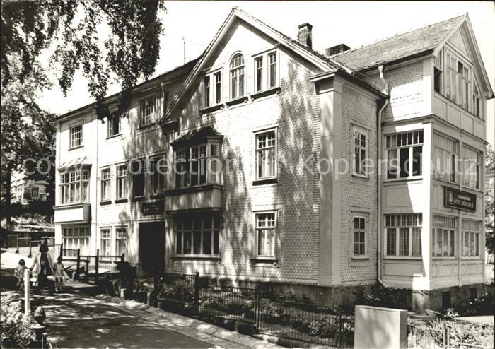 Friedrichsroda FDGB Erholungsheim Kaete Duncker