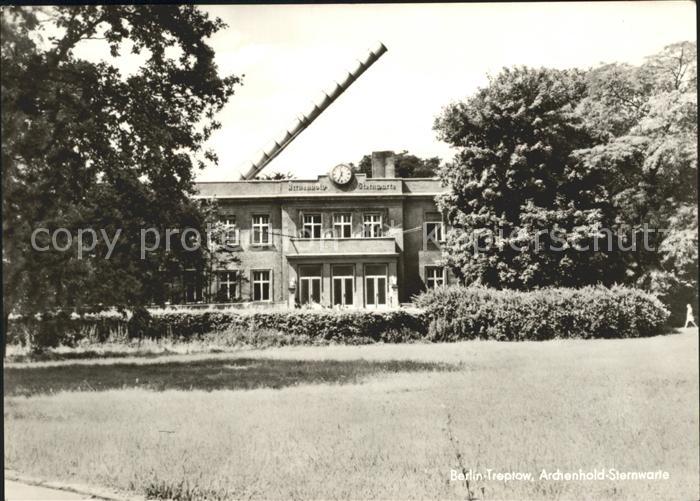 Treptow Berlin Archenhold Sternwarte