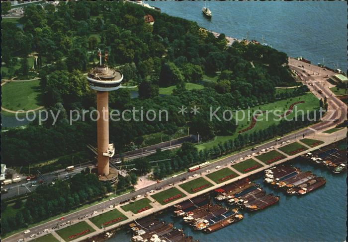 Rotterdam Panorama met Euromast Fliegeraufnahme