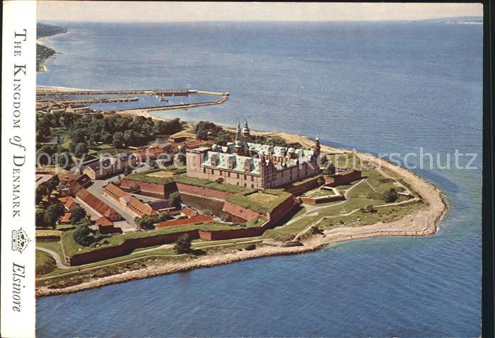 Helsingør Kronborg Castle aerial view