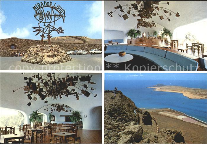 Lanzarote Kanarische Inseln Mirador del Rio Panorama