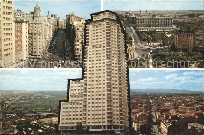 Madrid Spain Vista desde los Apartamentos de la Torre de Madrid