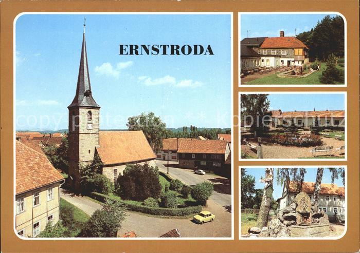 Ernstroda Kirche FDGB Erhoungsheim Park Storchenbrunnen
