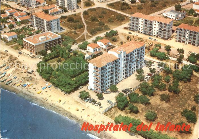 Tarragona Hospitalet del Infante Playa vista aerea
