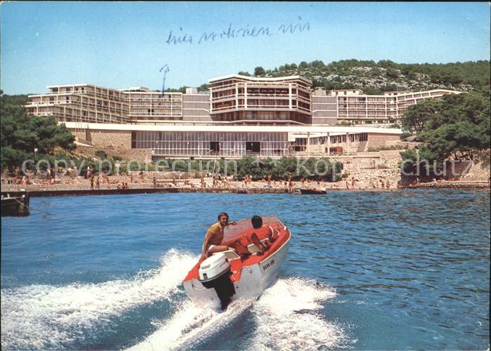 Hvar Hotel Amfora Motorboot Strand