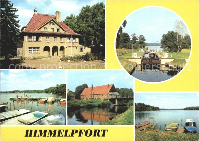 Himmelpfort FDGB Erholungsheim Werner Schaumann Schleuse Stolpsee Brauhaus Hauss