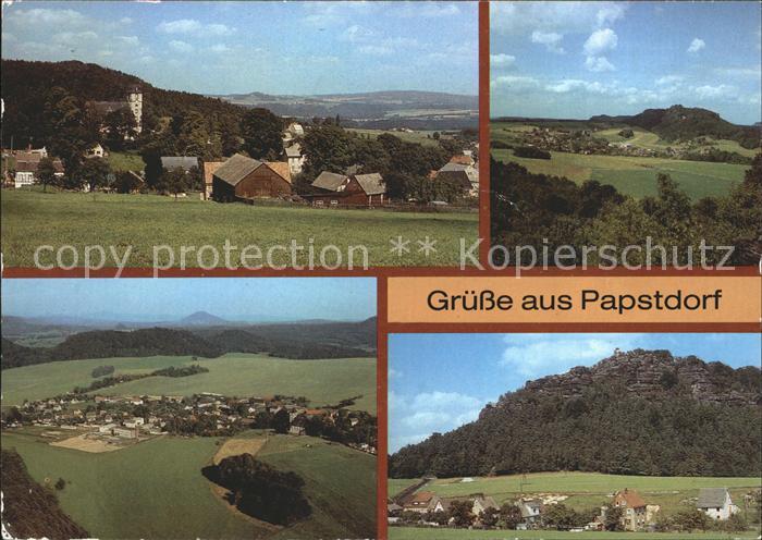 Papstdorf Teilansichten Panorama