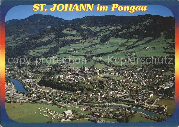 St Johann Pongau Salzburg Fliegeraufnahme