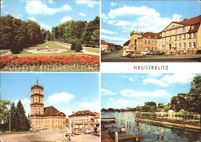 Neustrelitz Stadtpark Rathaus Marktplatz Stadtkirche Zierker See