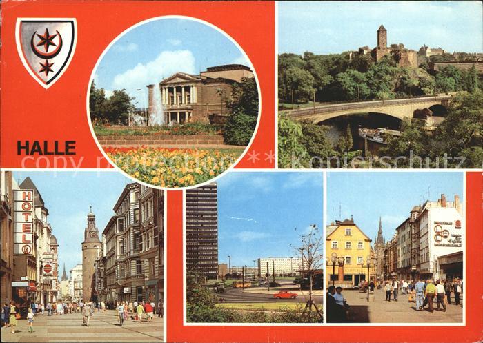 Halle Saale Theater des Friedens Burg Giebichenstein Klement Gottwald Strasse Th