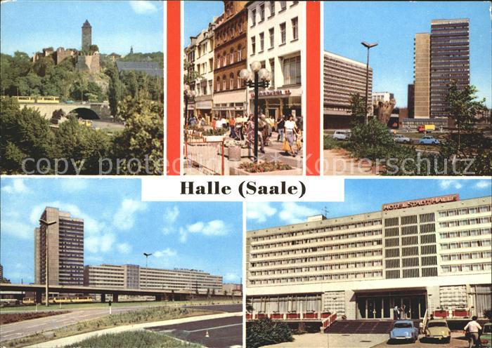 Halle Saale Burg Giebichenstein Klement Gottwald Strasse Thaelmannplatz Interhot