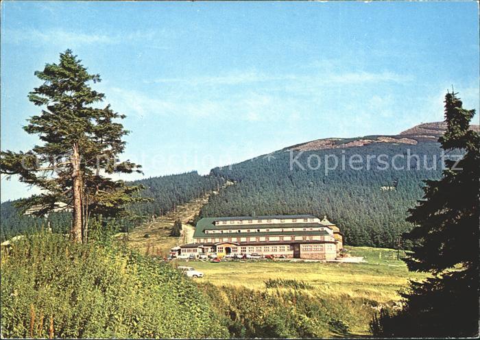 Krkonose Zotavovna ROH Splindlerovka pod Malym Sisakem Erholungsheim Riesengebir