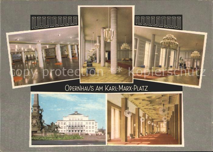 LEIPZIG Sachsen Opernhaus am Karl Marx Platz Messestadt