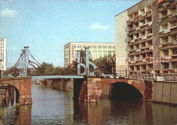 BERLIN  CITY Jungfernbruecke Klappbruecke 18. Jhdt. Technisches Denkmal