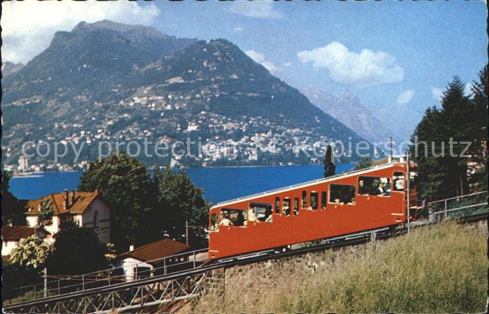Zahnradbahn Funicolare Monte San Salvatore Lugano Monte Bre