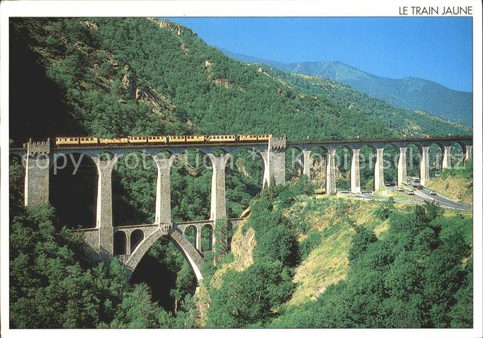 Viadukte Viaduc Sejourne Train Jaune