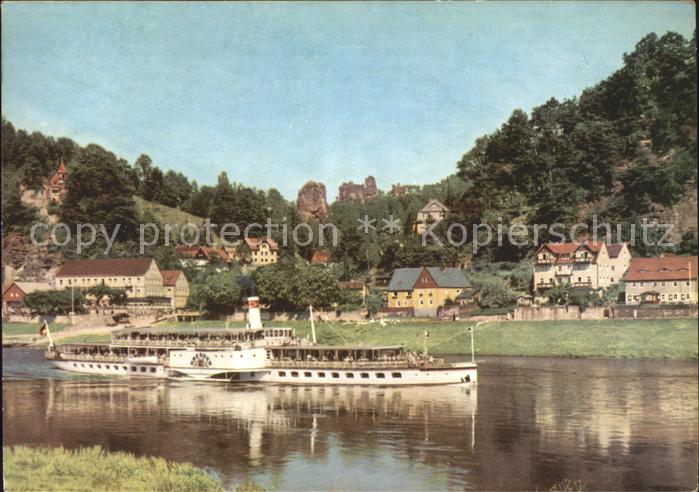Dampfer Seitenrad Dresden Rathen Talwaechter Lokomotive Lamm
