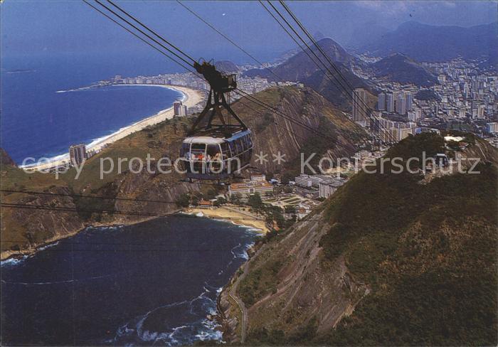 Seilbahn Rio de Janeiro Pao de Acucar Praia Vermelha Copacabana