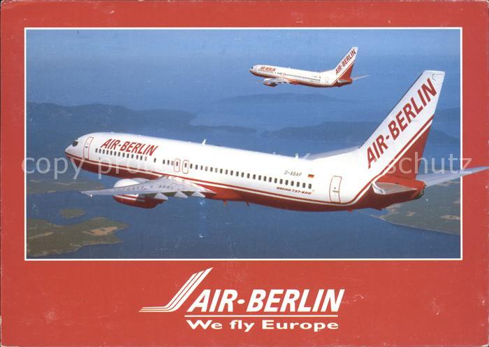 Flugzeuge Zivil Air-Berlin Boeing 737-800