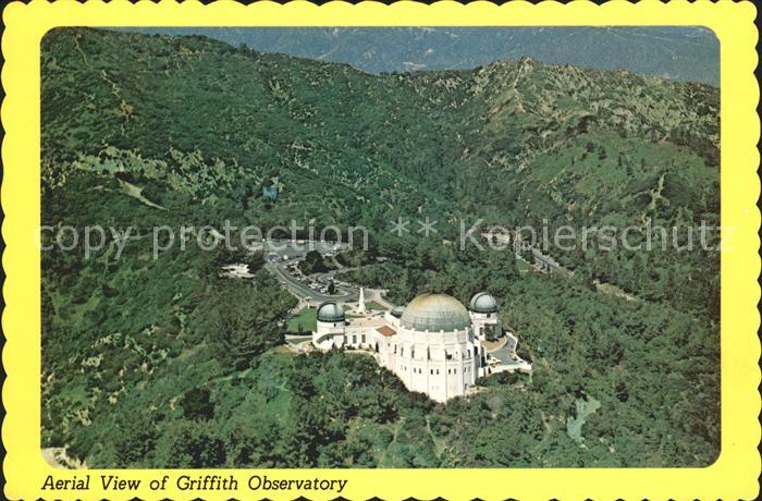 Observatorium Sternwarte Urania Griffith Los Angeles Fliegeraufnahme