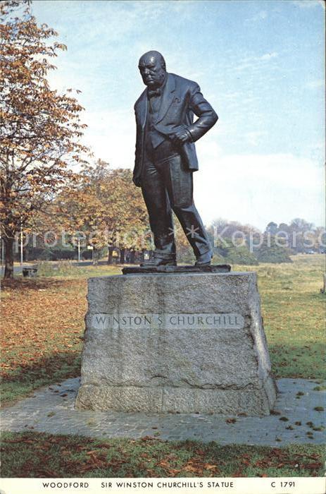 Denkmal Winston Churchhill Woodford