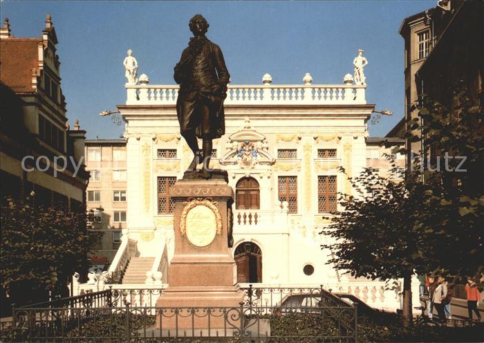Goethe Johann Wolfgang von Denkmal Leipzig Alte Handelsboerse