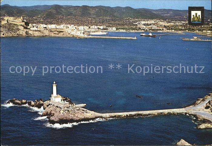 Leuchtturm Lighthouse Ibiza Isla Blanca Faro Botafog