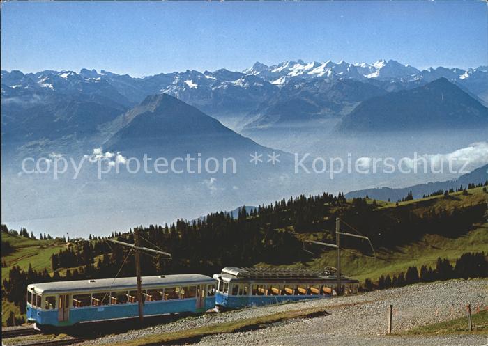 Eisenbahn Rigi Berner Alpen