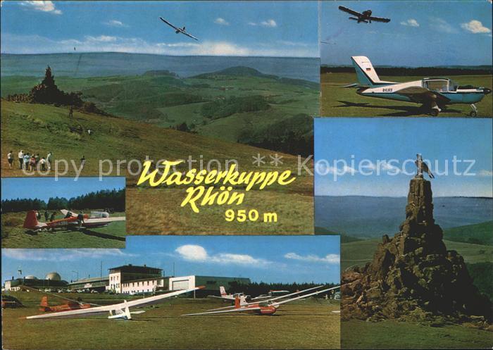 Segelflug Gliding Vol-Voile Vuolo-a-Vela Volo-a-Vela-- Wasserkuppe Rhoen