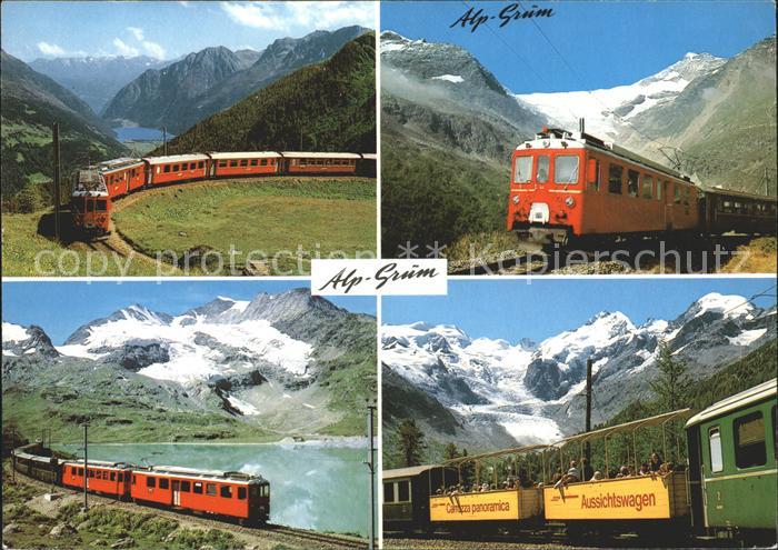 Eisenbahn Alp-Gruem Berninapass