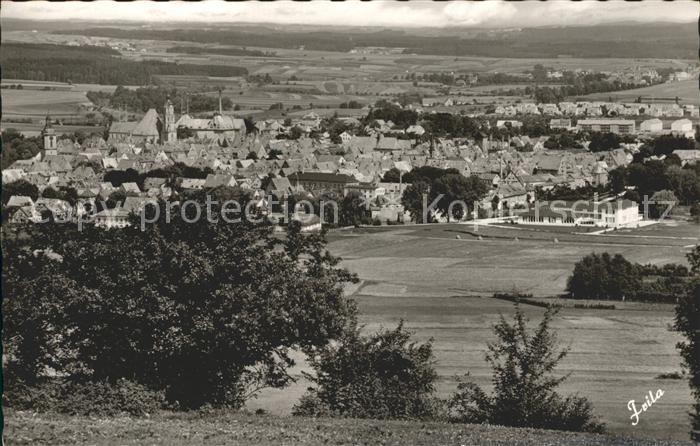 Weissenburg Bayern Blick von der Ludwigshoehe