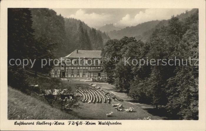 Stolberg Harz FDGB Heim Waldfrieden