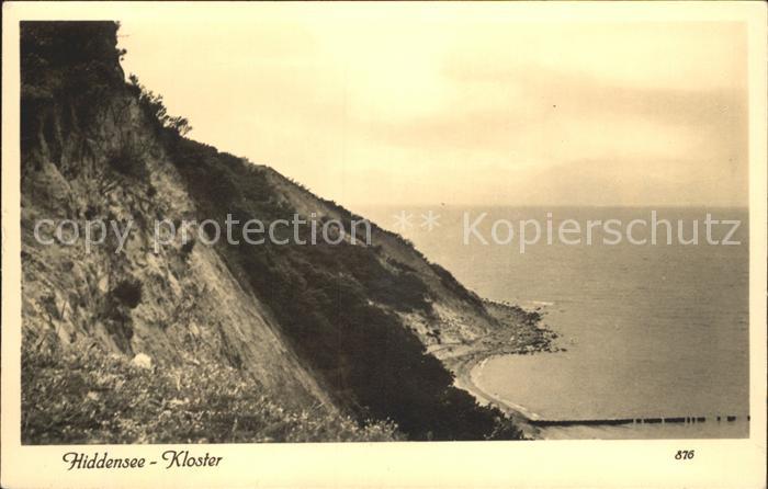 Insel Hiddensee Kloster Steilkueste