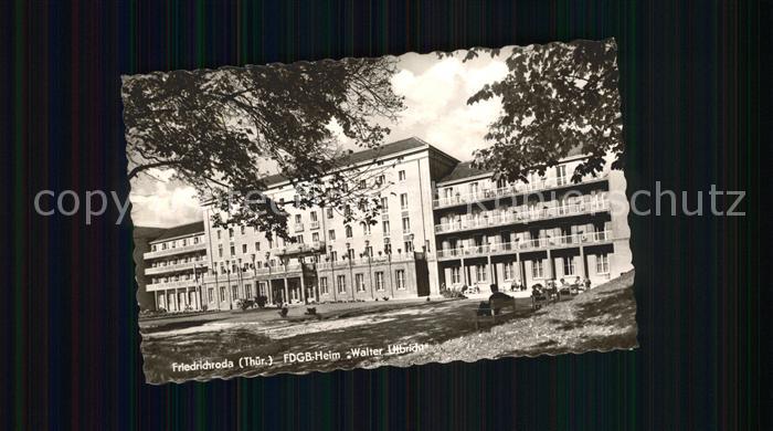 Friedrichroda FDGB Heim Walter Ulbricht
