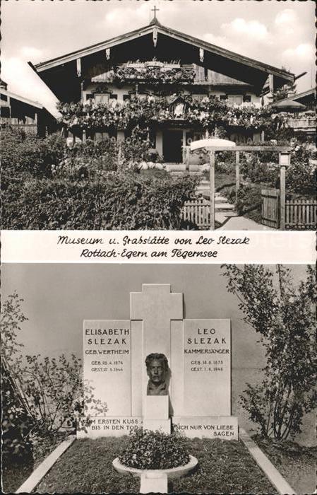 Rottach-Egern Museum und Grabstaette von Elisabeth und Leo Slezak