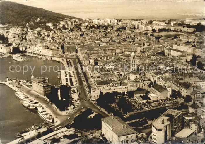 Split Spalato Fliegeraufnahme