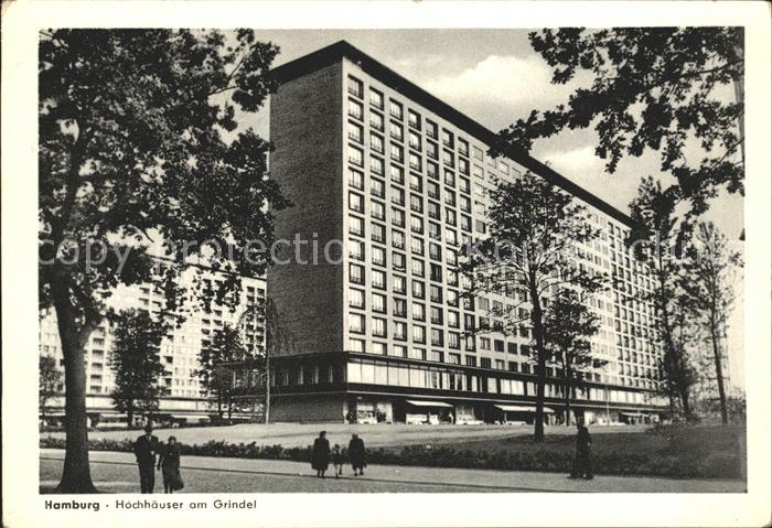 HAMBURG  CITY Hochhaeuser am Grindel
