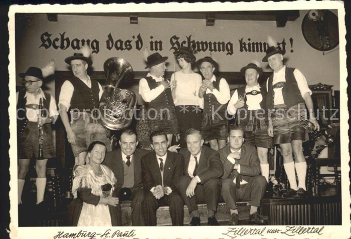 St Pauli Zillertal Gastwirtschaft Musikkapelle