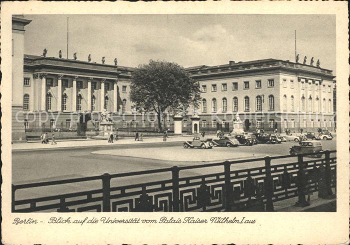 BERLIN  CITY Universitaet vom Kaiser Wilhelm Palais gesehen