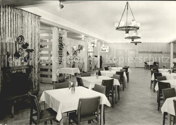 Sangerhausen Suedharz Konsum Gaststaette Walkmuehle Csarda Saal